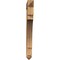 Ekena Millwork Merced Arts & Crafts Rough Sawn Bracket, Western Red Cedar, 4"W x 42"D x 42"H BKT04X42X42MRC03RWR - alternate 3
